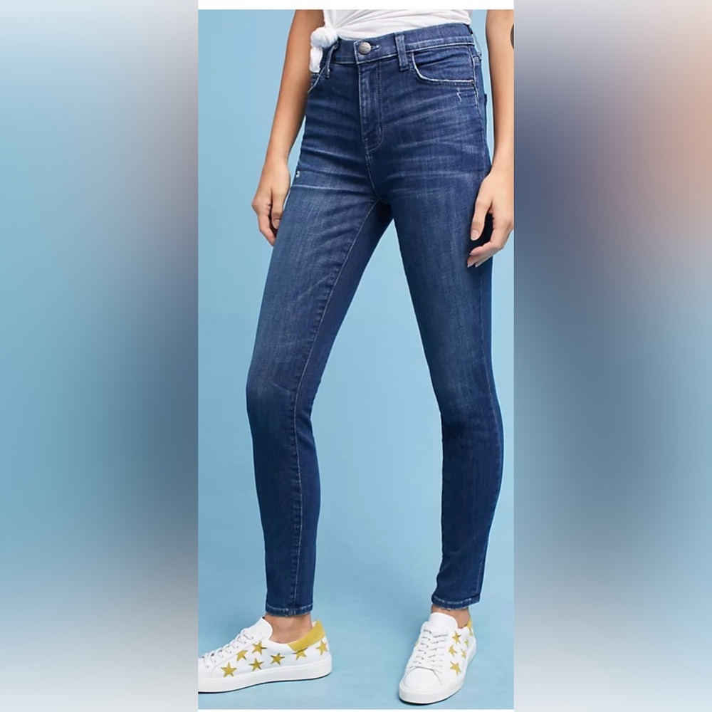 Current/Elliott The Highwaist Ankle Skinny" in the Rinse Size 28